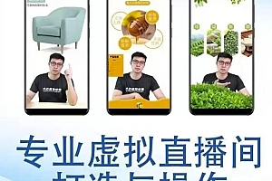 (1306期)个人虚拟直播间的搭建与操作,专业虚拟直播间的打造与操作(已失效)