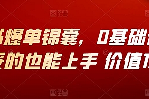 (1689期)小红书爆单锦囊,0基础普通人妥妥的也能上手 价值1980