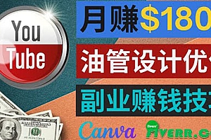 (1980期)利用在线设计网站Canva,只需1到2个小时,月赚1800美元