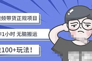 (2562期)京东短视频带货项目:每天操作2小时,月收益3000+副业项目-价值1988元