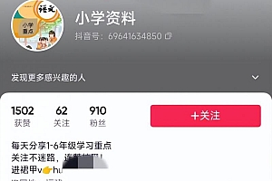 特别适合新手的小项目:资料号引流月变现1W+