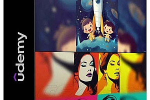 (7457期)Midjourney AI人工智能创建和销售令人惊叹的海报教程