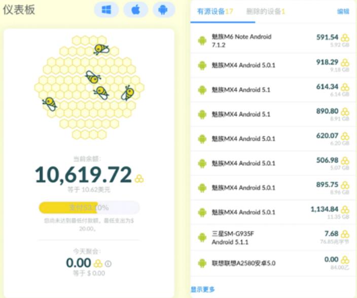 （0999期）蜜蜂流量挂机自动赚美金项目，每天稳赚美金,稳定无限放大 综合教程 第2张