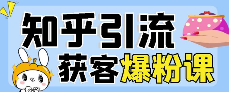 （1167期）船长·2022知乎引流+无脑爆粉技术：每一篇都是爆款，不吹牛，引流效果杠杠的 爆粉引流软件 第1张