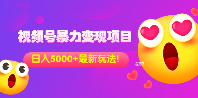 （1528期）外面收费699的视频号暴力变现项目，日入5000+，简单易操作当天见效果 综合教程 第1张