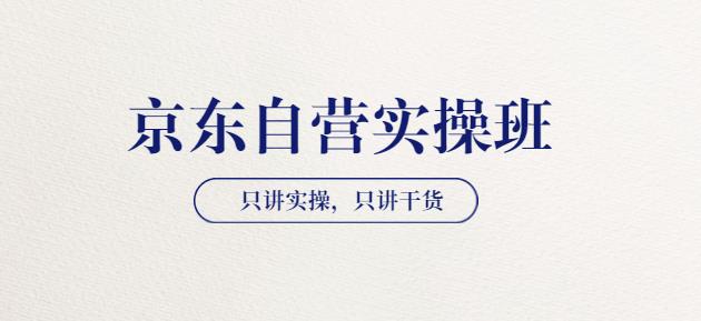 （1779期）【京东自营实操班】只讲实操，只讲干货（28小时课程-共2期）价值4980 电商运营 第1张