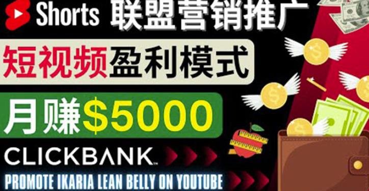 （2228期）通过Youtube Shorts推广联盟营销商品，月赚5000美元方法和技巧 短视频运营 第1张