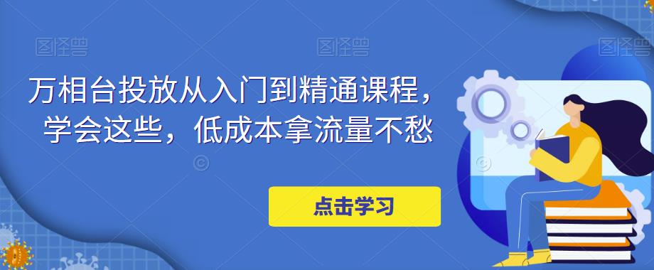 （3101期）万相台投放从入门到精通课程，学会这些，低成本拿流量不愁 电商运营 第1张