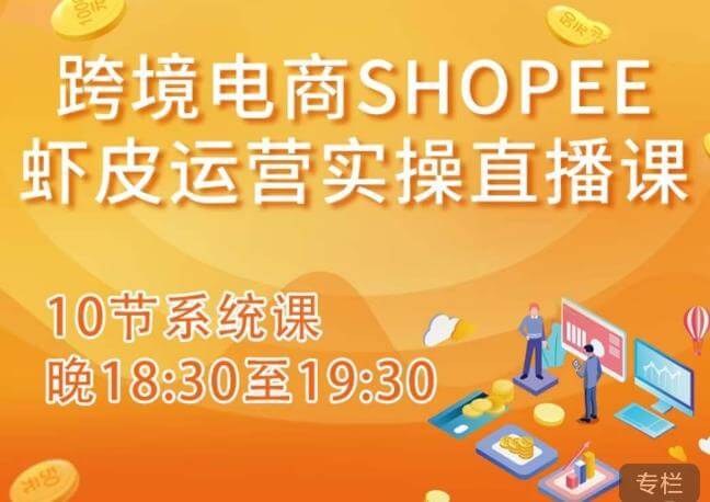 （3180期）跨境电商Shopee虾皮运营实操直播课，从零开始学，入门到精通（10节系统课） 电商运营 第1张