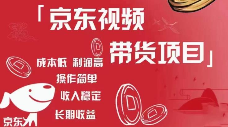 （3206期）京东视频带货项目+图文带货种草，成本低，利润高，操作简单收入稳定 短视频运营 第1张