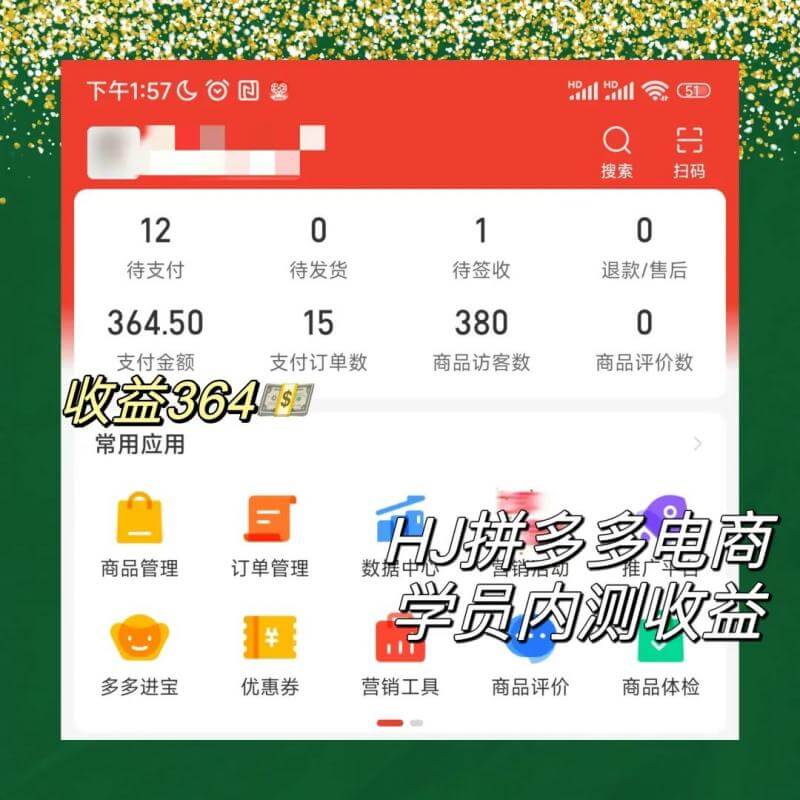 （3231期）2023拼多多电商项目，稳定一天300～3000+，门槛低，出单快，一部手机即可完成 电商运营 第3张