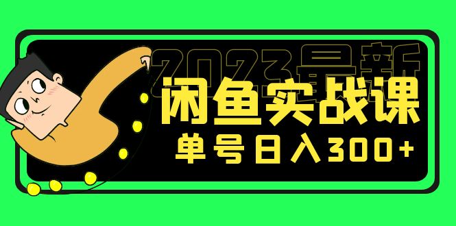 （3280期）花599买的闲鱼项目：2023最新闲鱼实战课，单号日入300+（7节课） 电商运营 第1张