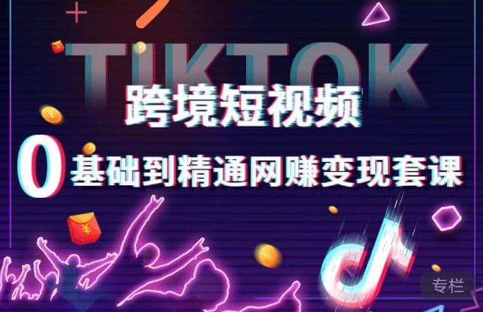（3307期）跨境短视频TIKTOK 0基础到精通网赚变现套课，跨境短视频独立站带货变现技巧 短视频运营 第1张