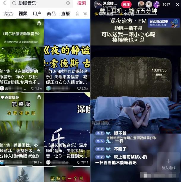 抖音蓝海刚需赛道副业思路，助眠音乐号变现，0基础也能轻松操作！ 网赚项目 第1张