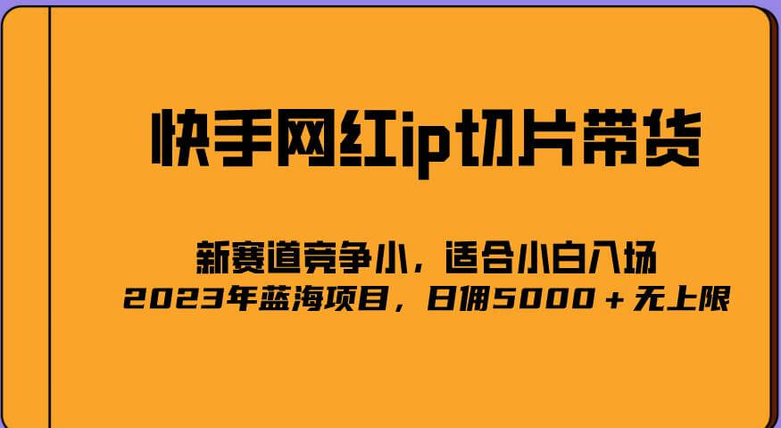 （3509期）2023爆火的快手网红IP切片，号称日佣5000＋的蓝海项目，二驴的独家授权 短视频运营 第1张