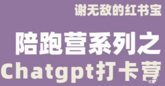 （3672期）谢无敌·ChatGPT打卡营，教你更好地使用ChatGPT来提高工作效率 综合教程 第1张