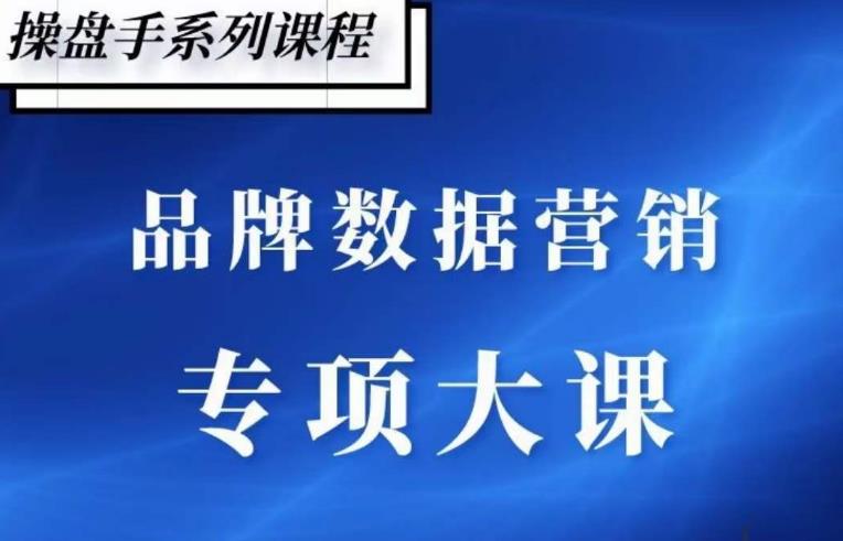 （3710期）品牌医生·品牌营销数据分析，行业洞察-竞品分析-产品开发-爆品打造 综合教程 第1张