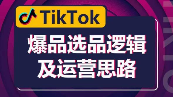 （3802期）TikTok爆品选品逻辑及运营思路：解决网络环境快速入门TikTok 短视频运营 第1张