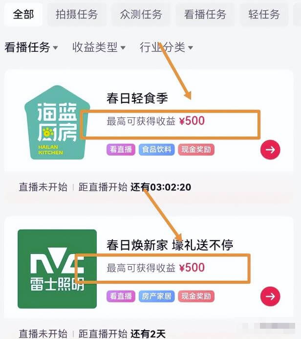 看直播也能赚收益，拆解看播项目 网赚项目 第1张