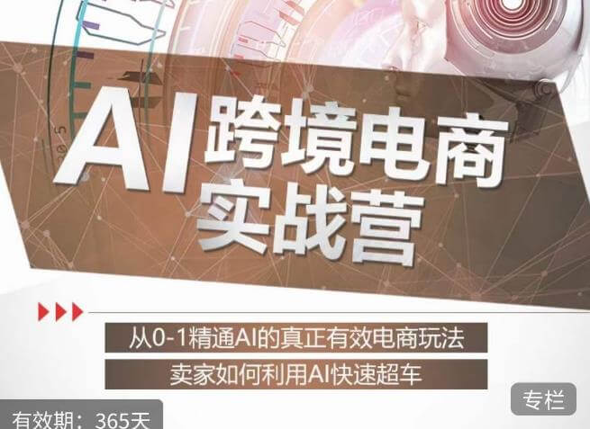 （4237期）白龙老师·AI跨境电商实战营：从0-1精通Al的真正有效电商玩法，卖家如何利用Al快速超车 电商运营 第1张