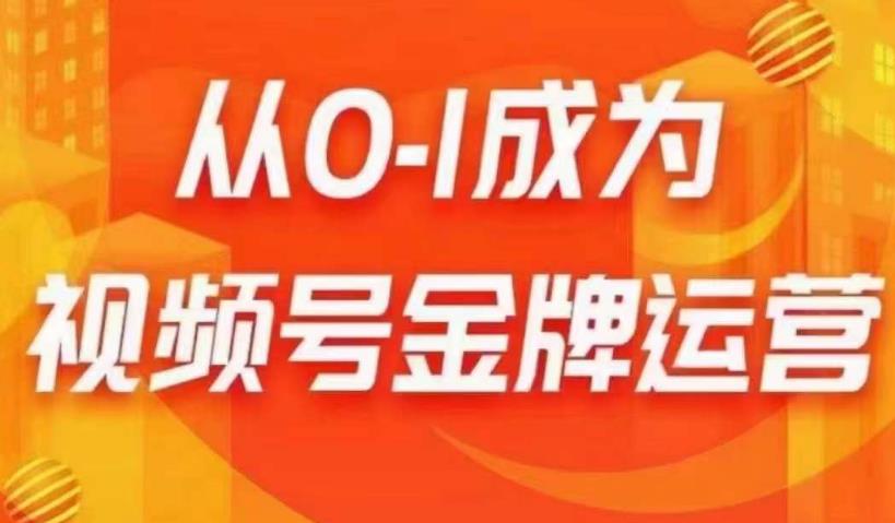 （4514期）从0-1成为视频号金牌运营，微信运营/账号内容/选品组货/直播全案/起号策略，我们帮你在视频号赚到钱 短视频运营 第1张