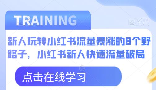 （4664期）新人玩转小红书流量暴涨的8个野路子，小红书新人快速流量破局 短视频运营 第1张