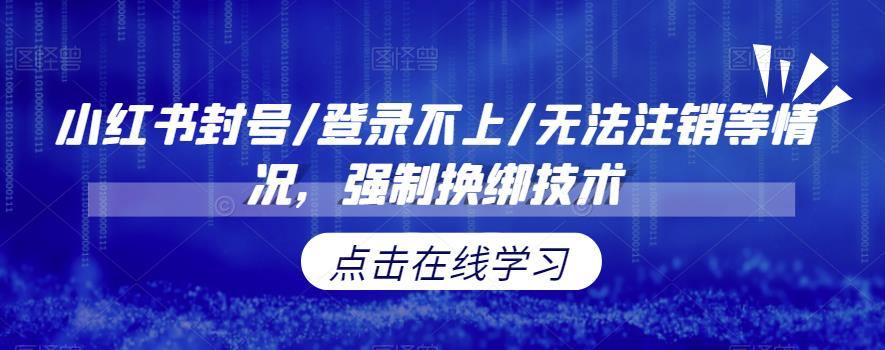 （4916期）小红书封号/登录不上/无法注销等情况，强制换绑技术【揭秘】 综合教程 第1张