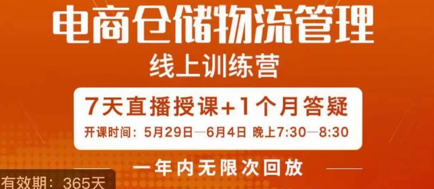 （5119期）南掌柜·电商仓储物流管理学习班，电商仓储物流是你做大做强的坚强后盾 电商运营 第1张