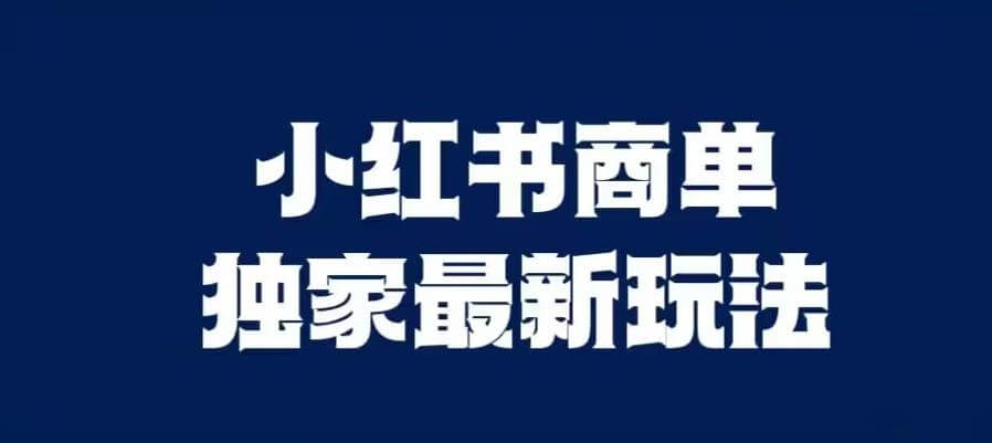 （5608期）小红书商单最新独家玩法，剪辑时间短，剪辑难度低，能批量做号【揭秘】 网赚项目 第1张