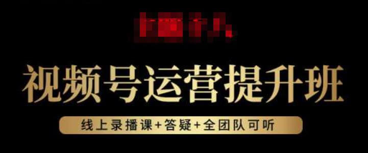 （5614期）视频号运营提升班：视频号起号逻辑，视频号选品技巧及带货 短视频运营 第1张