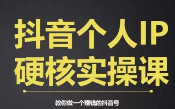 （5629期）个人IP创富系统实战课，商业定位，流量打造，短视频变现，教你做个赚钱的抖音号 综合教程 第1张