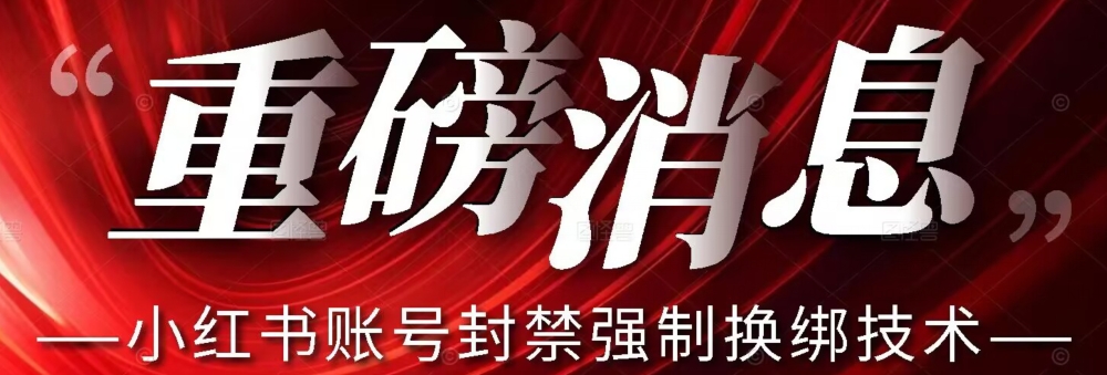 （5826期）【最新】小红书账号封禁强制换绑技术可日赚300 综合教程 第1张