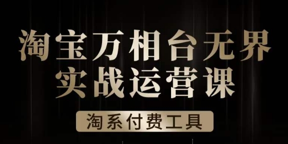 （5963期）沧海·淘系万相台无界实战运营课，万相台无界实操全案例解析 电商运营 第1张