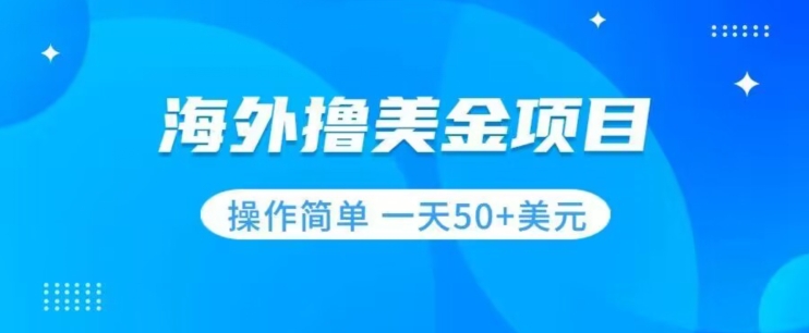 （6175期）撸美金项目无门槛操作简单小白一天50+美刀 网赚项目 第1张