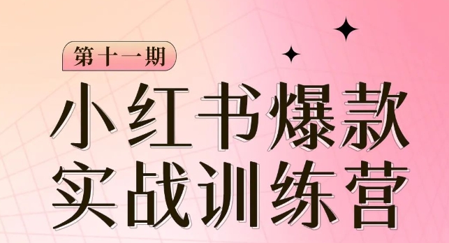 （6290期）小红书博主爆款训练营第11期，手把手教你从0-1做小红书，从定位到起号到变现 短视频运营 第1张