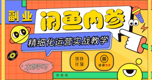 （6584期）闲鱼精细化运营入门+高阶实战教学，从底层逻辑到轻松变现，多维度玩转闲鱼副业 电商运营 第1张