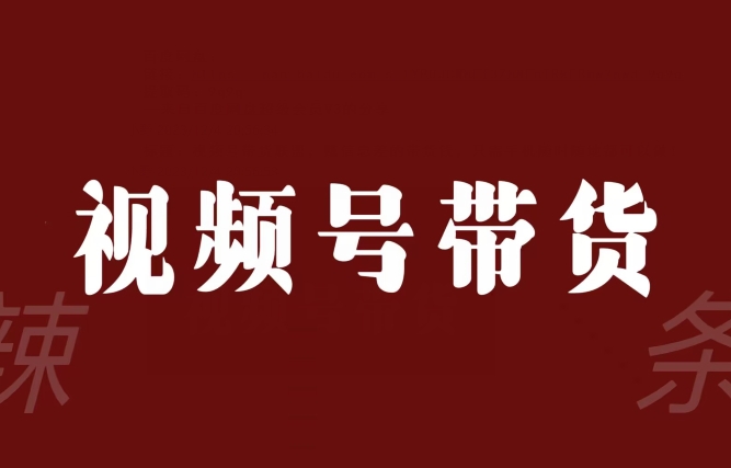 （6682期）视频号带货联盟，赚信息差的带货钱，只需手机随时随地都可以做 短视频运营 第1张