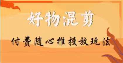 （6724期）【万三】好物混剪付费随心推投放玩法，随心投放小课抖音教程 短视频运营 第1张