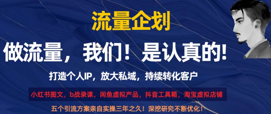 （6834期）流量企划，打造个人IP，放大私域，持续转化客户【揭秘】 私域变现 第1张