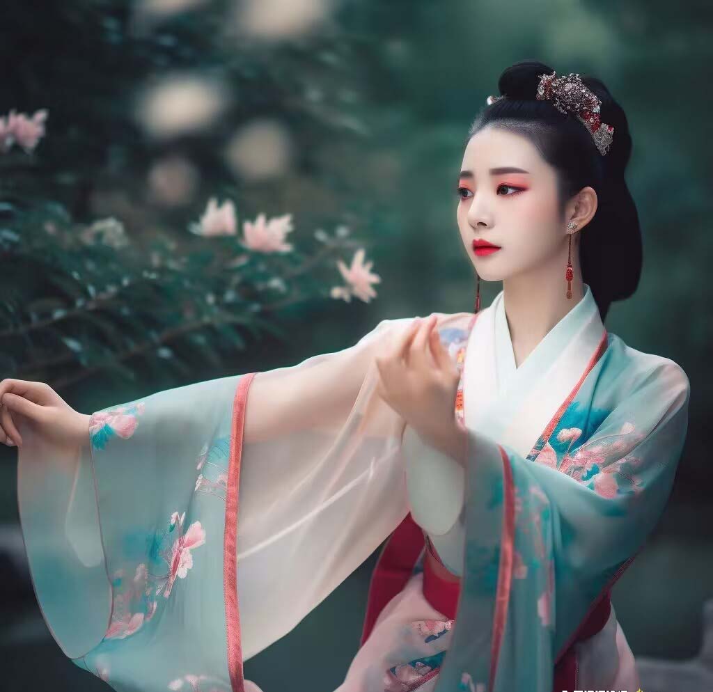 （7344期）Midjourney关键词-中国风古装汉服美女人像+辞典AIGC中英双语图文辞典提示关键词Prompt大全