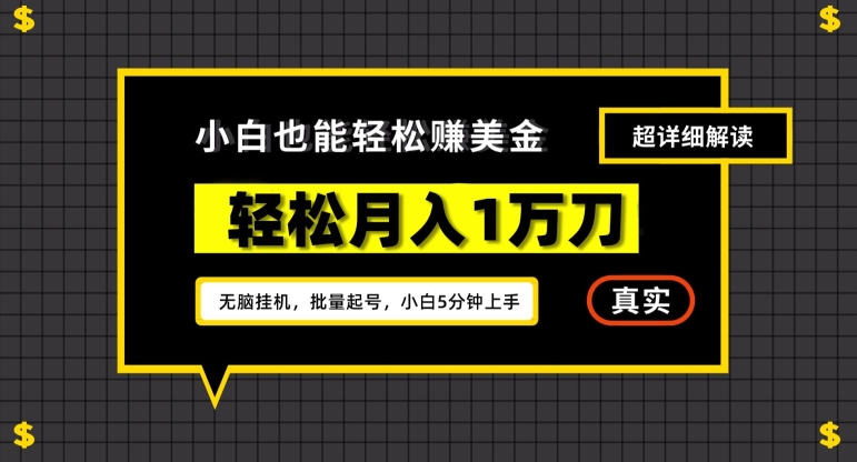 （7526期）谷歌看广告撸美金2.0，无脑挂机，多号操作，月入1万刀