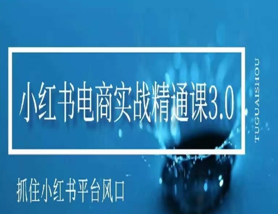 （7563期）小红书电商实战精通课3.0，抓住小红书平台的风口，不错过有一个赚钱的机会