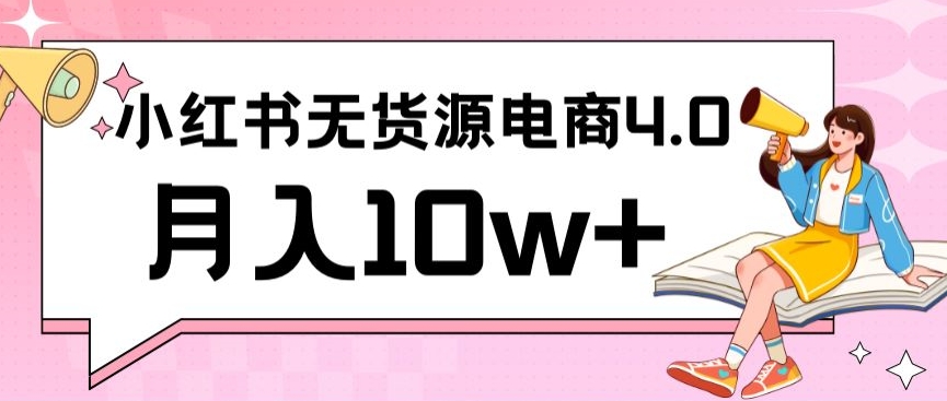 （7709期）小红书新电商实战，无货源实操从0到1月入10w+联合抖音放大收益 网赚项目 第1张