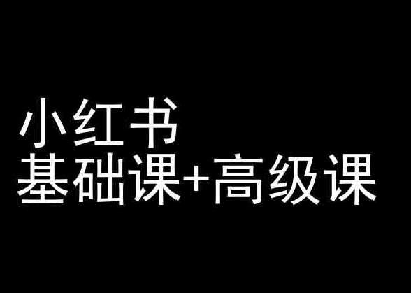 （8003期）小红书基础课+高级课-小红书运营教程