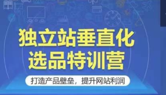 （8211期）独立站垂直化选品特训营，打造产品壁垒，提升网站利润