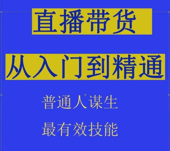 （8291期）2024抖音直播带货直播间拆解抖运营从入门到精通，普通人谋生最有效技能