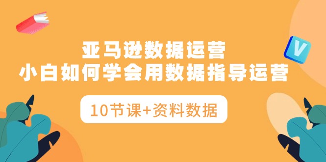 （8369期）亚马逊数据运营，小白如何学会用数据指导运营