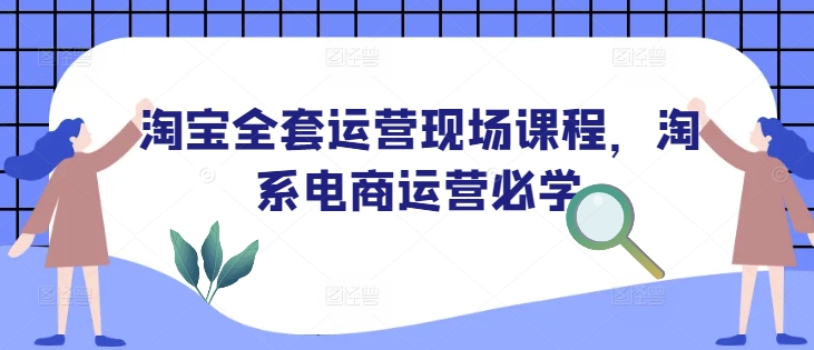 （10748期）淘宝全套运营现场课程，淘系电商运营必学