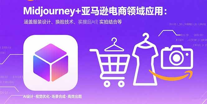 （10997期）Midjourney+电商领域商业应用：涵盖服装设计、换脸技术、实拍结合